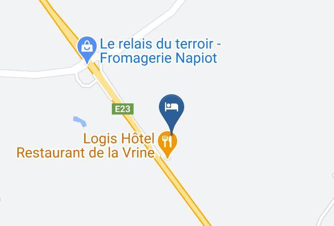 Doubs - Restaurant Logis Ferme De La Vrine Maps