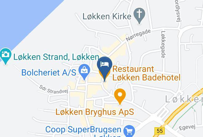 Restaurant Lokken Badehotel Map