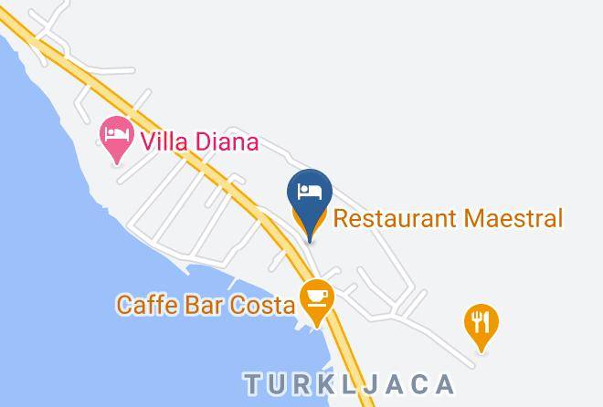 Sveti Filip I Jakov - Restaurant Maestral Maps