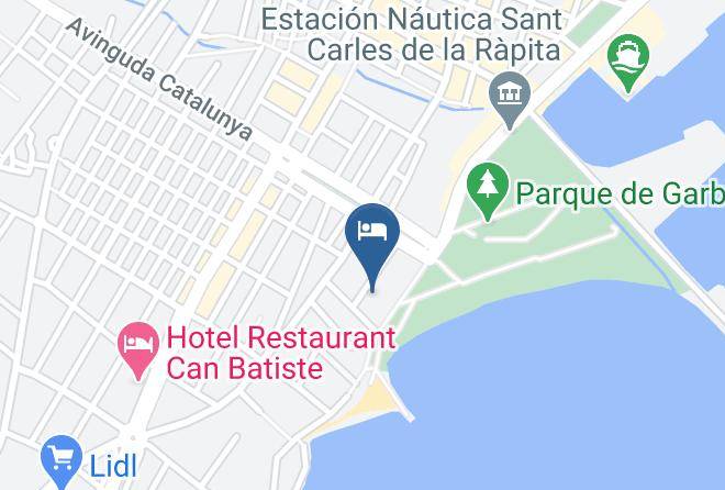 Tarragona - Restaurant Miami Can Pons Maps