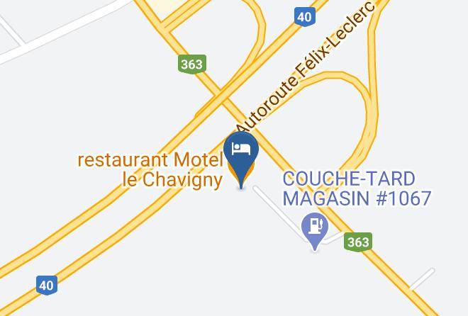 Portneuf Regional County Municipality - Restaurant Motel Le Chavigny Maps