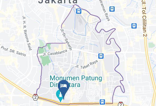 Jakarta Selatan - Restaurant Of V Hotel Jakarta Maps