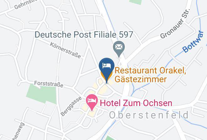 Ludwigsburg - Restaurant Orakel Gastezimmer Maps