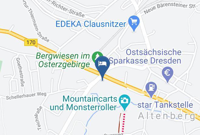 Sachsische Schweiz Osterzgebirge - Restaurant Bergglockl Pension Maps