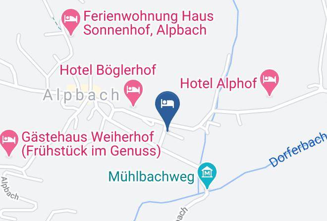 Kufstein - Restaurant Pension Der Berghof Maps