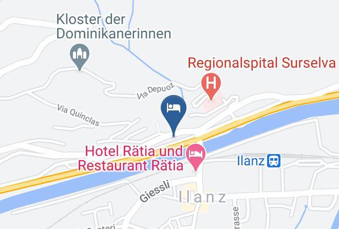 Surselva - Restaurant Pizzeria Lukmanier Maps