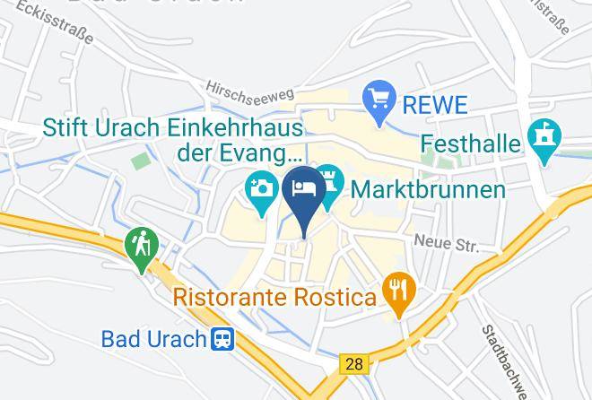 Reutlingen - Restaurant Ratstube Maps