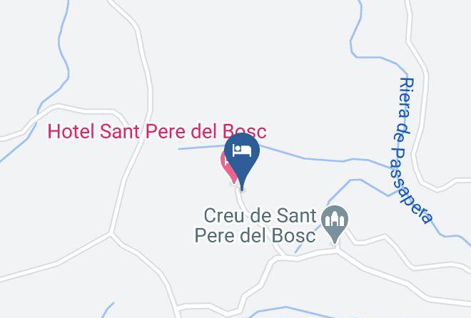 Girona - Restaurant Sant Pere Del Bosc Maps