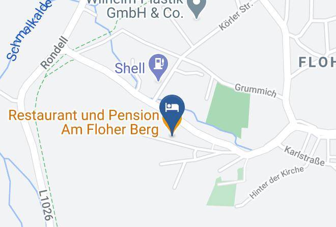 Schmalkalden Meiningen - Restaurant Und Pension Am Floher Berg Maps