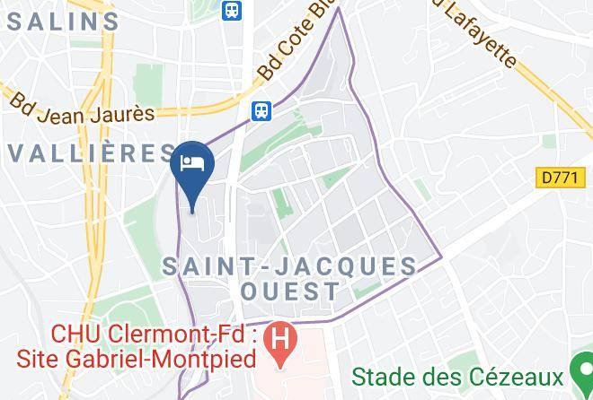 Puy De Dome - Restaurant Universitaire Le Clos Saint Jacques Maps