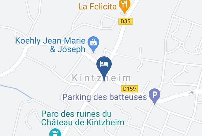 Bas Rhin - Restaurant Winstub Jenny Maps