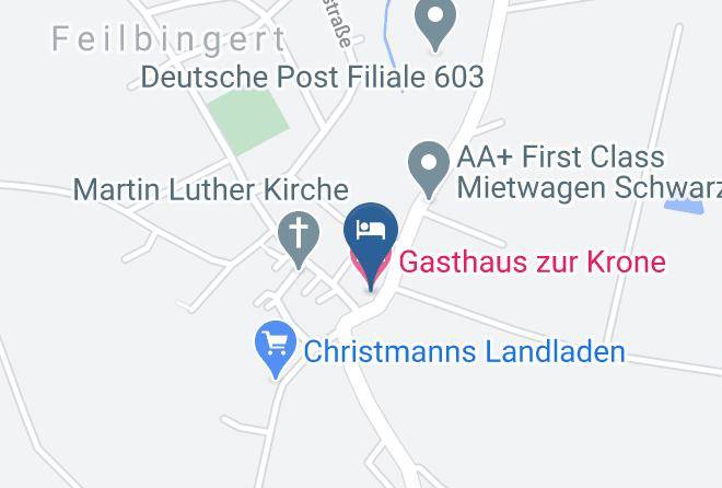 Bad Kreuznach - Gasthaus Zur Krone Maps