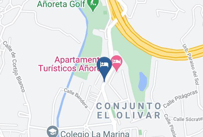 Malaga - Restaurante Anoreta Golf Maps