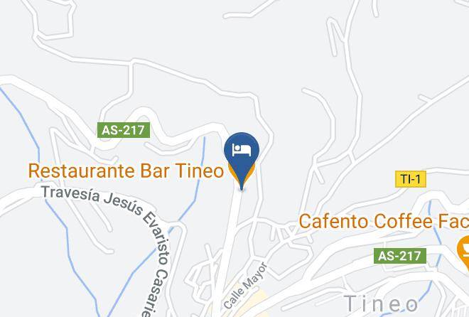 Asturias - Restaurante Bar Tineo Maps