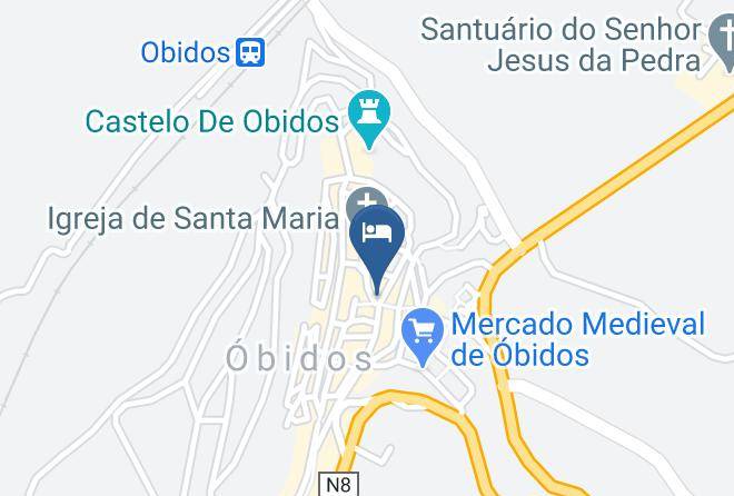 Obidos - Pousada Vila Obidos Maps