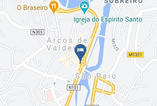 Arcos De Valdevez - Restaurante Dona Isabel Maps