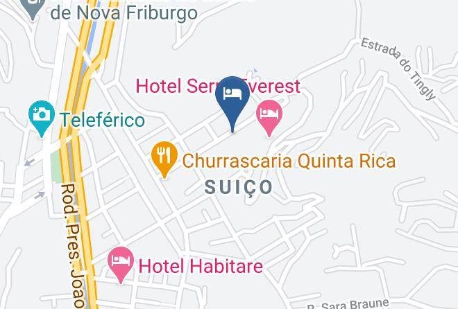 Nova Friburgo - Restaurante Dona Mariquinha Hotel Maringa Maps