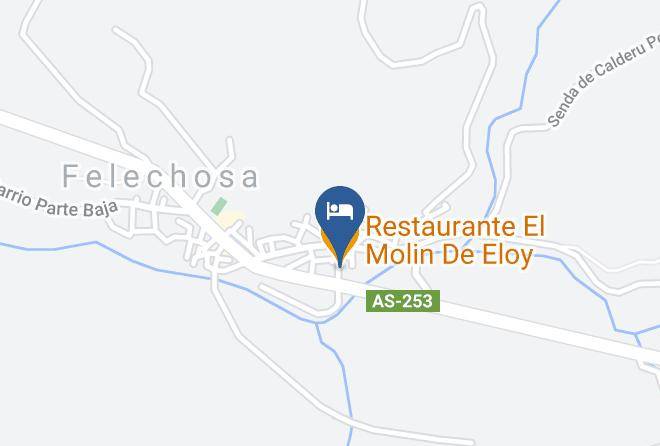 Asturias - Restaurante El Molin De Eloy Maps