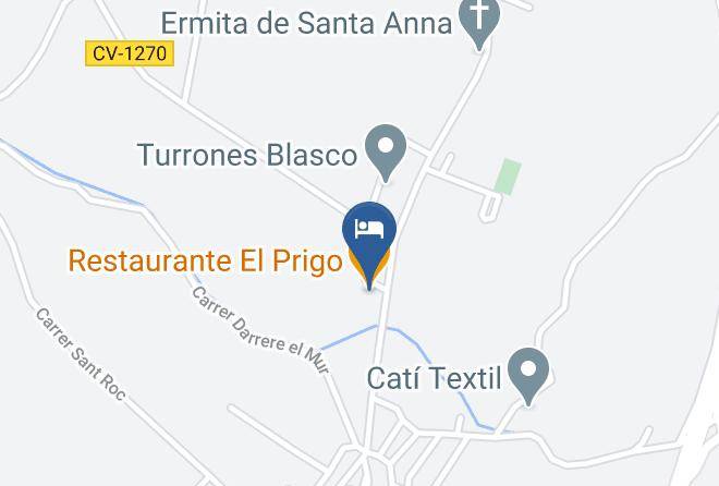 Castellon - Restaurante El Prigo Maps