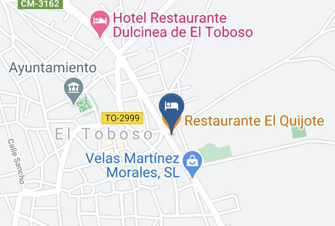 Toledo - Restaurante El Quijote Maps
