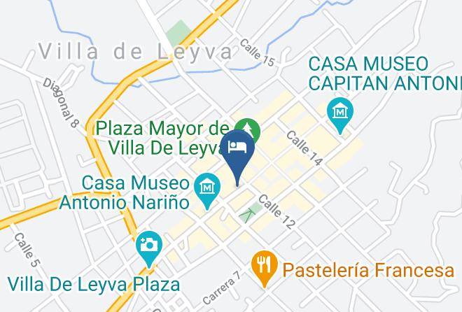 Villa De Leyva - Restaurante El Zaguan De Los Heroes Maps