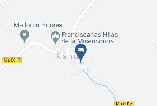 Baleares - Restaurante Es Reco De Randa Maps