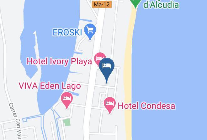 Restaurante Hawaii Map