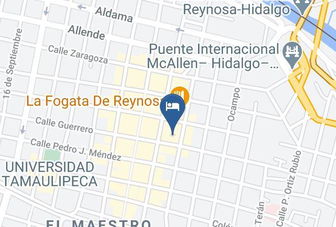 Reynosa - Restaurante Hotel Astromundo Maps