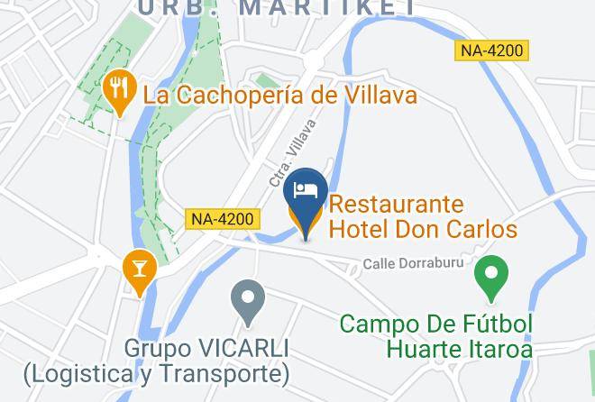 Navarra - Restaurante Hotel Don Carlos Maps