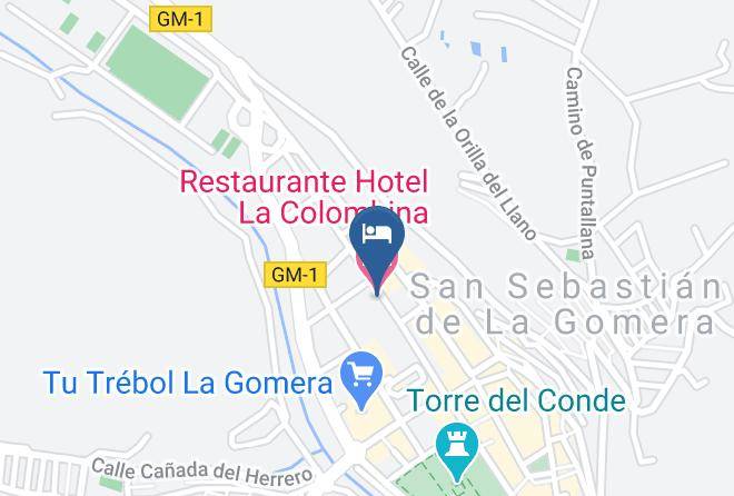 Santa Cruz De Tenerife - Restaurante Hotel La Colombina Maps