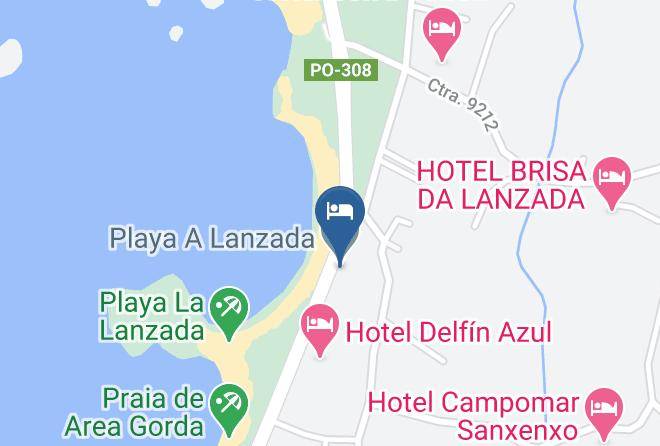 Pontevedra - Restaurante Hotel La Lanzada Maps