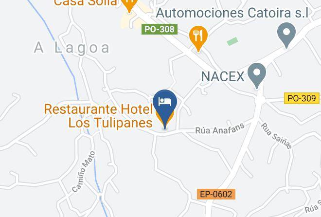 Pontevedra - Restaurante Hotel Los Tulipanes Maps