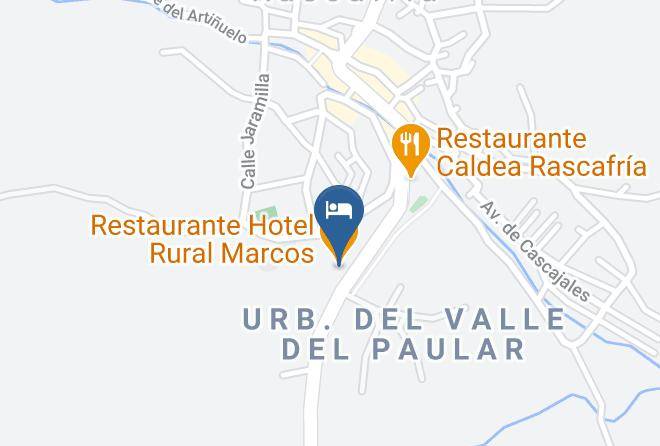 Madrid - Restaurante Hotel Rural Marcos Maps