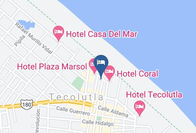 Tecolutla - Restaurante Juan El Pescador Maps