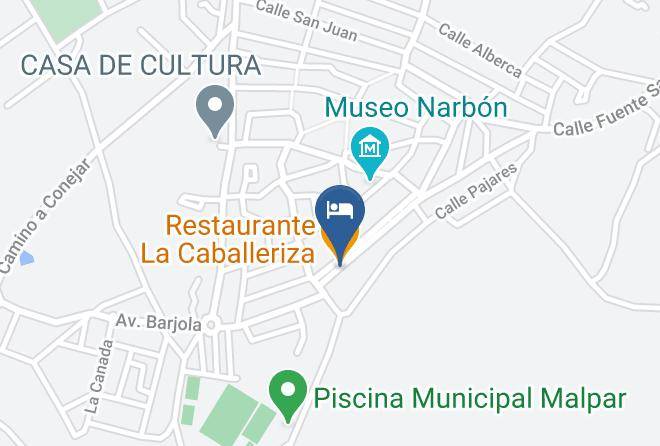 Caceres - Restaurante La Caballeriza Maps