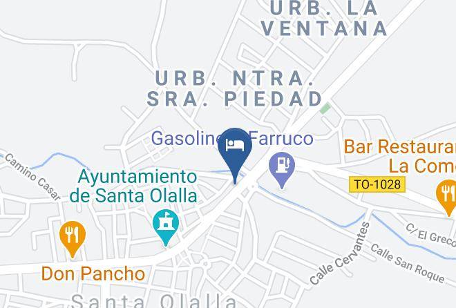 Toledo - Restaurante La Taurina Maps