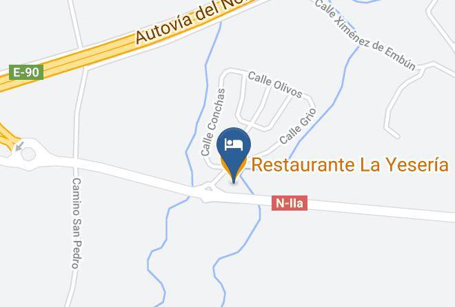 Zaragoza - Restaurante La Yeseria Maps