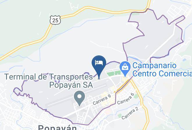 Popayan - Restaurante Mi Tia Maps
