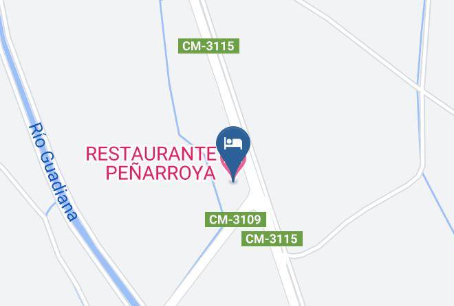 Ciudad Real - Restaurante Penarroya Maps