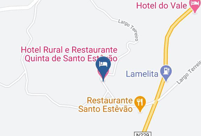 Hotel Rural E Restaurante Quinta De Santo Estevao Map