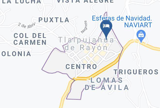 Tlalpujahua - Quinta La Huerta Hotel & Restaurant Maps