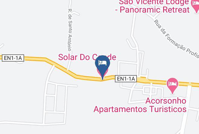 Ponta Delgada - Solar Do Conde Maps