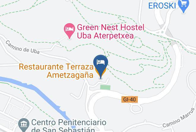 Gipuzkoa - Restaurante Terraza Ametzagana Maps