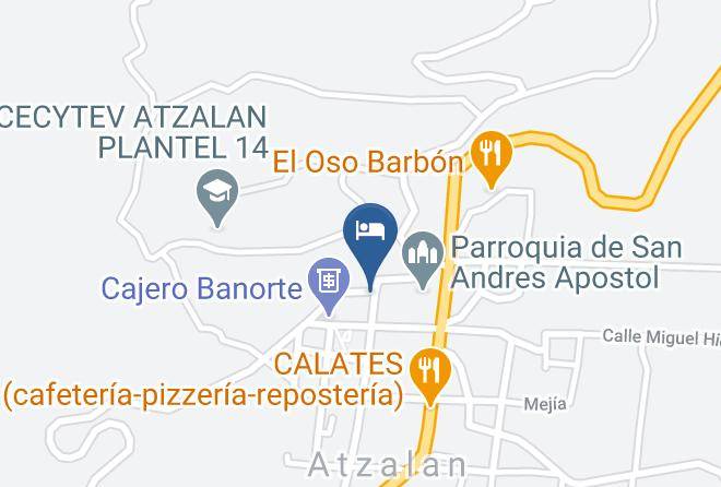 Atzalan - Restaurante Y Hotel Los Portales Atzalan Maps