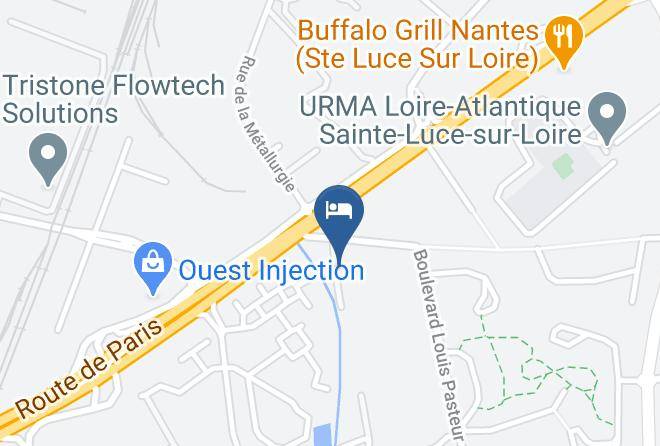 Loire Atlantique - Hotel Inn Design Resto Novo Nantes Maps
