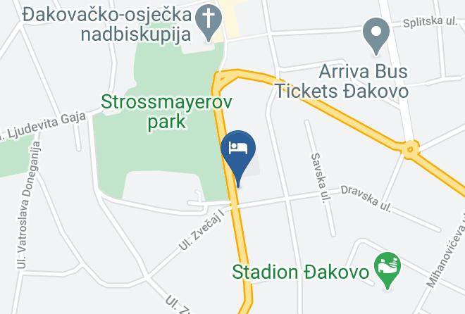 Dakovo - Restoran Croatia Turist Maps