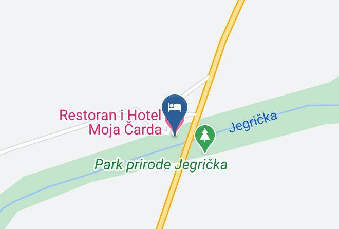Juzno Backi - Restoran I Hotel Moja Carda Maps