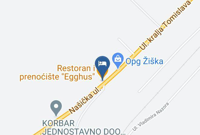 Nasice - Restoran I Prenociste Egghus Maps