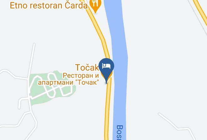 Doboj - Restoran I Sobe Tocak Maps