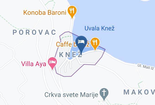 Zadar - Restoran Knez Maps